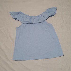 Off the Shoulder Girls Sleeveless Shirt